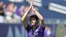 1. Kaka, Orlando City – 7.167.500 dollar AS atau sekitar 94,05 miliar rupiah per tahunnya. (AFP/Alex Menendez) 