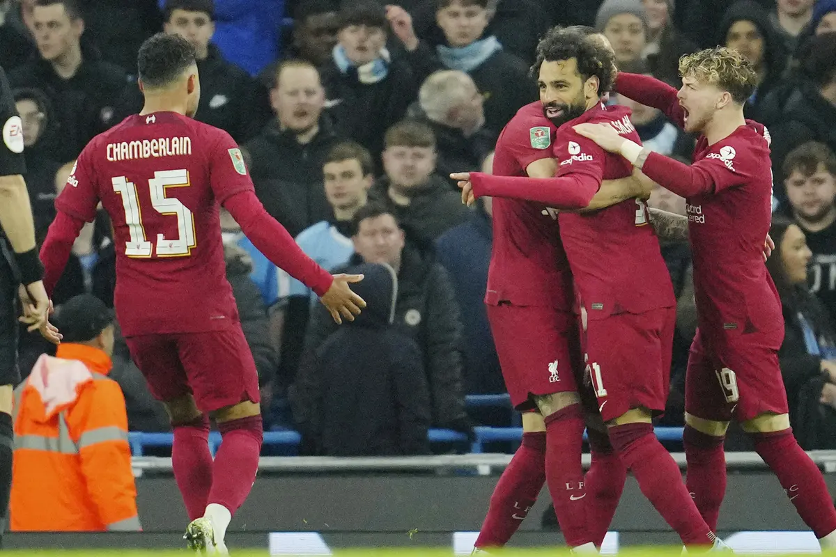 Foto: Manchester City Depak Juara Bertahan Liverpool dari Carabao Cup 2022/2023