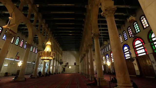Masjid Umayyad Damaskus Suriah yang Bersejarah