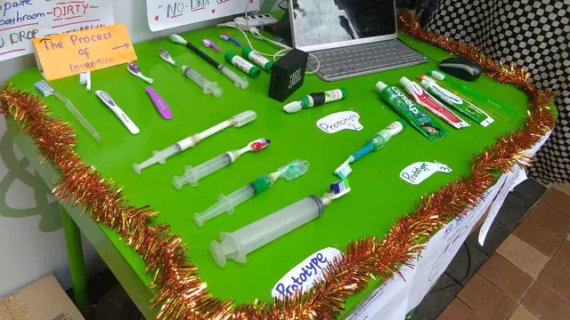 Sikat gigi anti jatuh