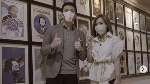 Syahrini Pakai Tas Hermes yang Diklaim Hanya Ada Satu di Indonesia