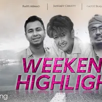 January Christy, Raffi Ahmad, dan Gatot  Brajamusti (Bintang Pictures)