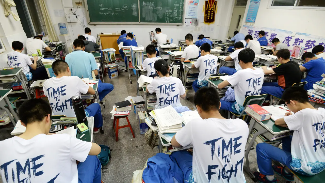 Intip Para Siswa di China Ikuti Ujian Gaokao
