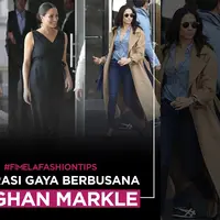 Inspirasi Gaya Berbusana Meghan Markle yang Bisa Kamu Tiru