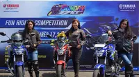  Aksi Tiga Lady Bikers di Yamaha Sunday Race
