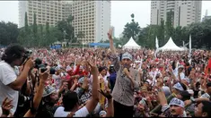 Presiden Joko Widodo atau Jokowi siang ini akan menghadari acara Jambore Komunitas Juang Relawan Jokowi yang diadakan di Bumi Perkemahan Pramuka, Cibubur, Jakarta Timur.