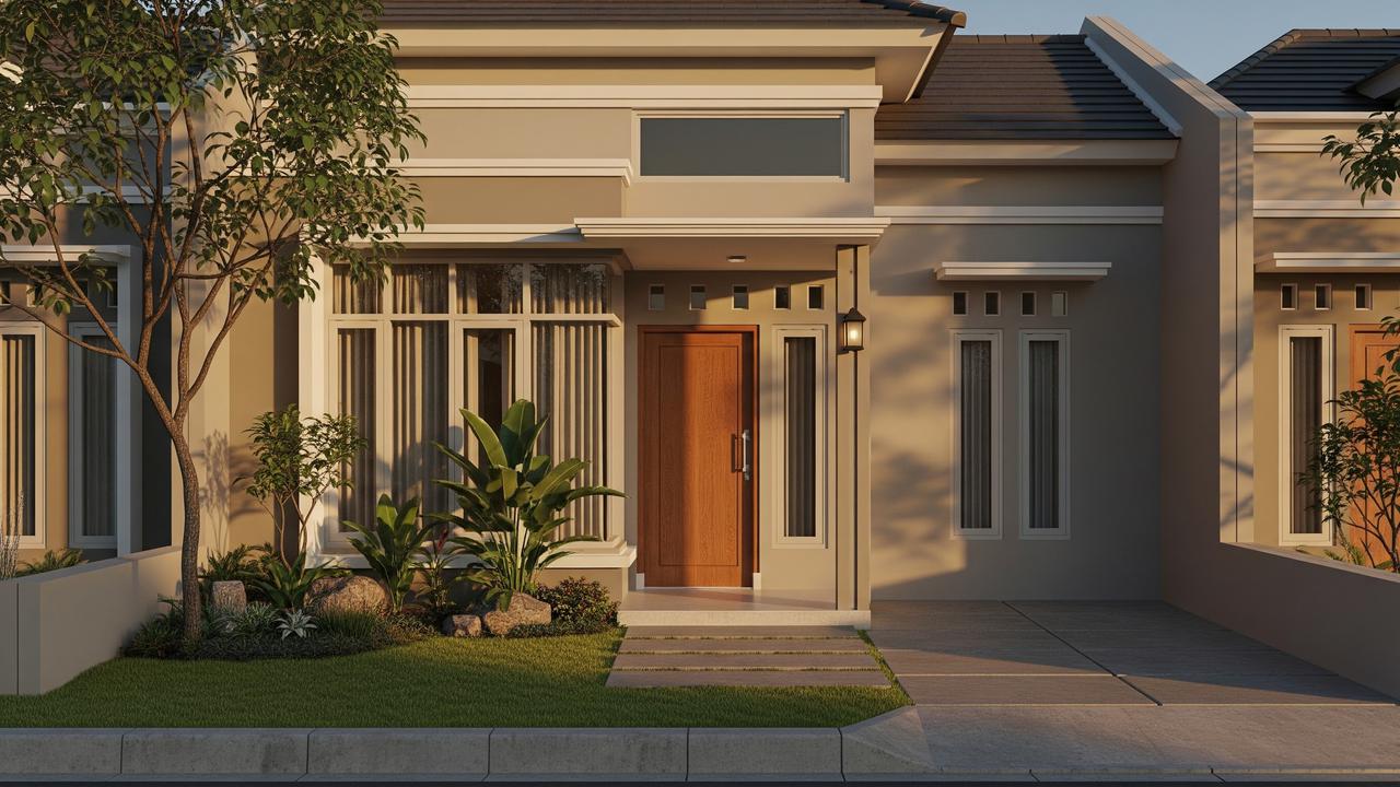 Cat Rumah Warna Greige (Gray-Beige) (Gemini AI)