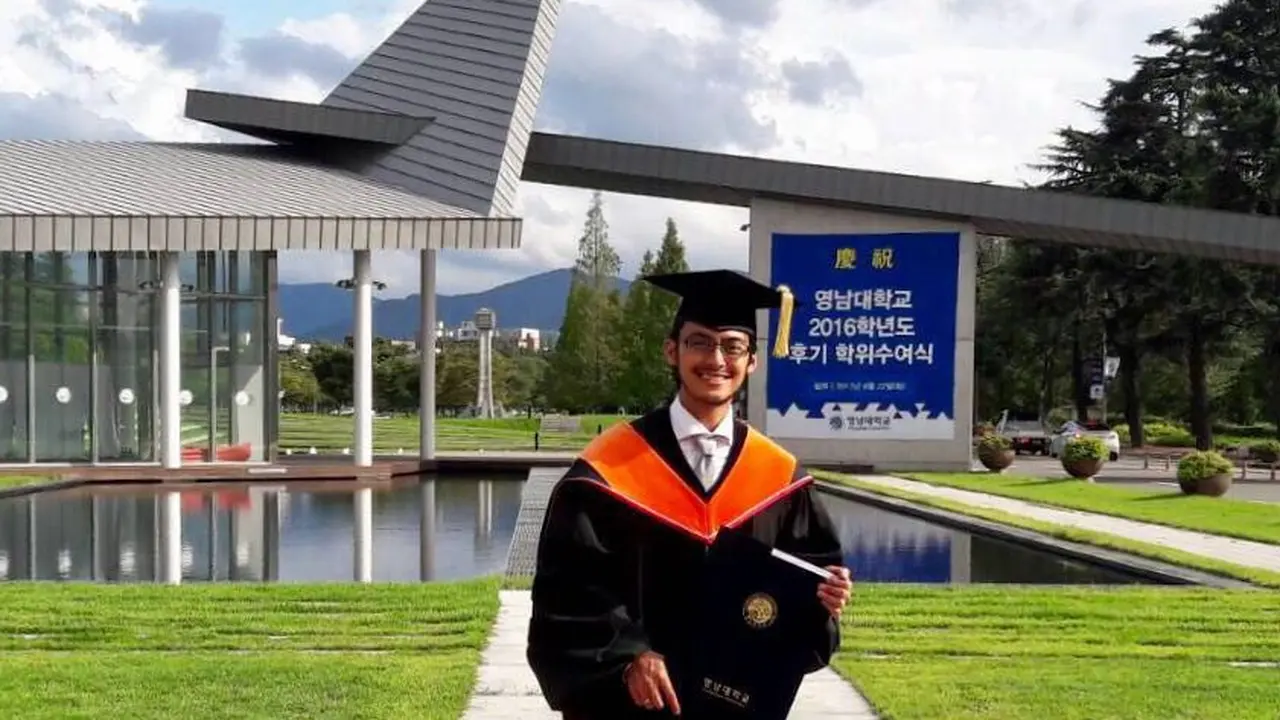 WNI di Korea Selatan bernama Gregorius Rionugroho Harvianto. (KBRI Seoul)
