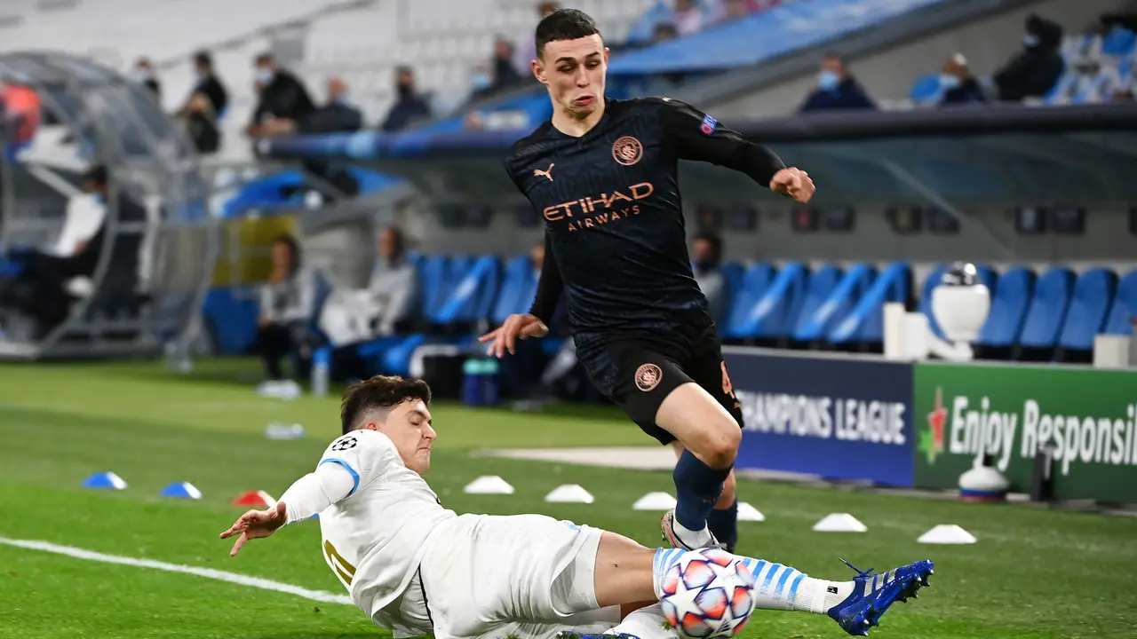Manchester City Pesta Gol ke Gawang Olympique Marseille