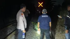 Pria di Bandar Lampung Tewas Mengenaskan Tertabrak Kereta Api
