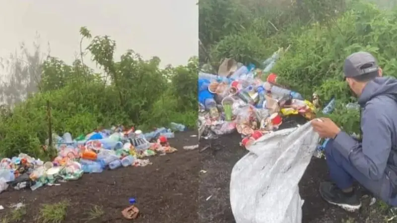 Bukit Trunyan di Bali yang sempat heboh karena tumpukan sampah