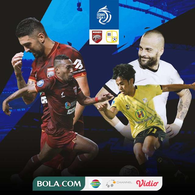 BRI Liga 1 - Duel Antarlini - Borneo FC Vs Barito Putera