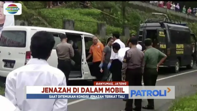 Pria di Banyumas, Jawa Tengah, ditemukan tewas dengan leher terikat tali dalam mobil yang terparkir di pinggir jalan.