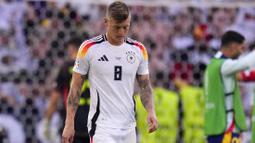 Karier sepak bola Toni Kroos akhirnya benar-benar diselesaikan Timnas Spanyol. (AP Photo/Manu Fernandez)