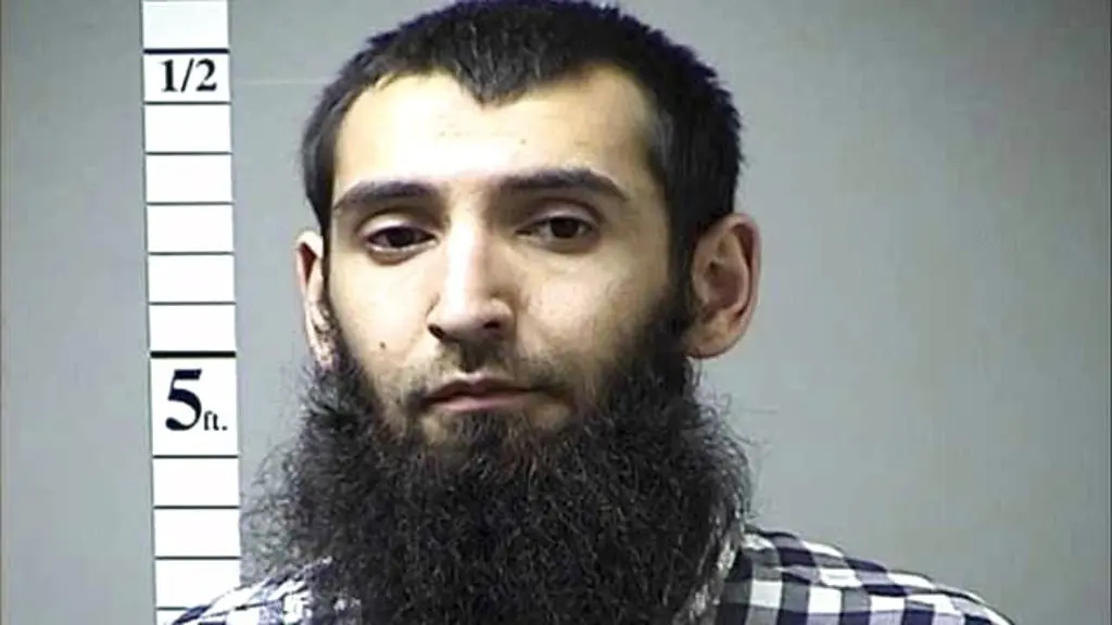 Sayfullo Saipov, pelaku serangan truk New York. (St. Charles County Department of Corrections/KMOV via AP)