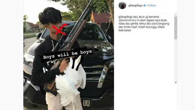 Gilang Dirga dan Adiezty Fersa