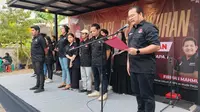 Ratusan pemuda pemudi yang terdiri dari berbagai macam suku, agama, latar belakang pendidikan dan berdomisili di Tangerang Raya mendeklarasikan organisasi kepemudaan, Angkatan Muda Perjuangan (AMP). (Ist)