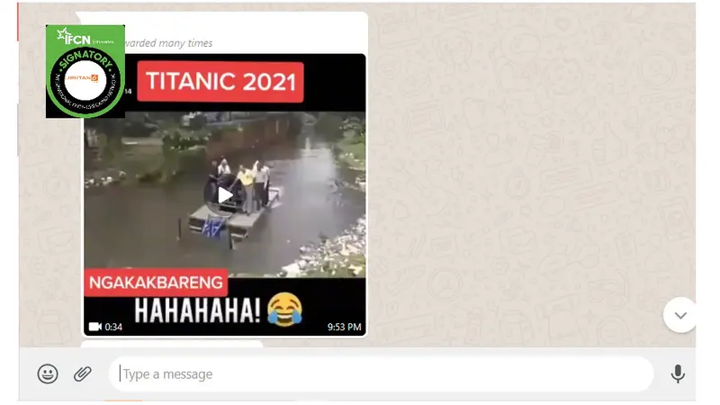 Cek Fakta Liputan6.com menelusuri klaim video perahu Anies Baswedan terguling saat membersihkan sampah