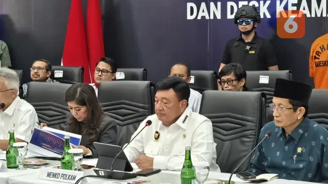 Konferensi pers pemberantasan judi online (Liputan6.com/ Agustin Setyo Wardani).