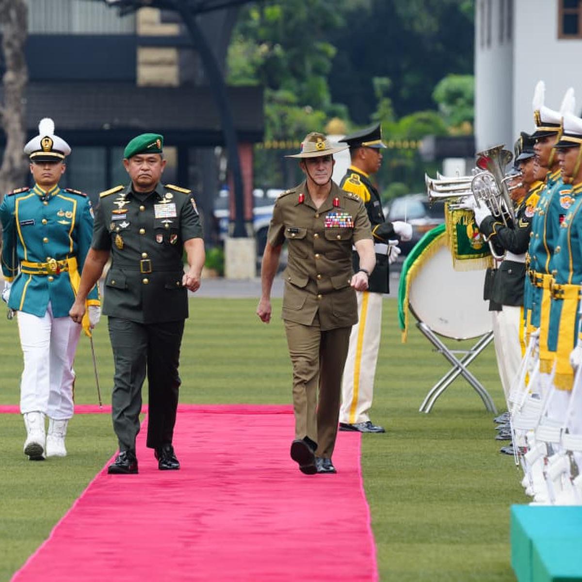 Kasad TNI Jenderal Maruli Simanjuntak Bertemu Kasad Australia