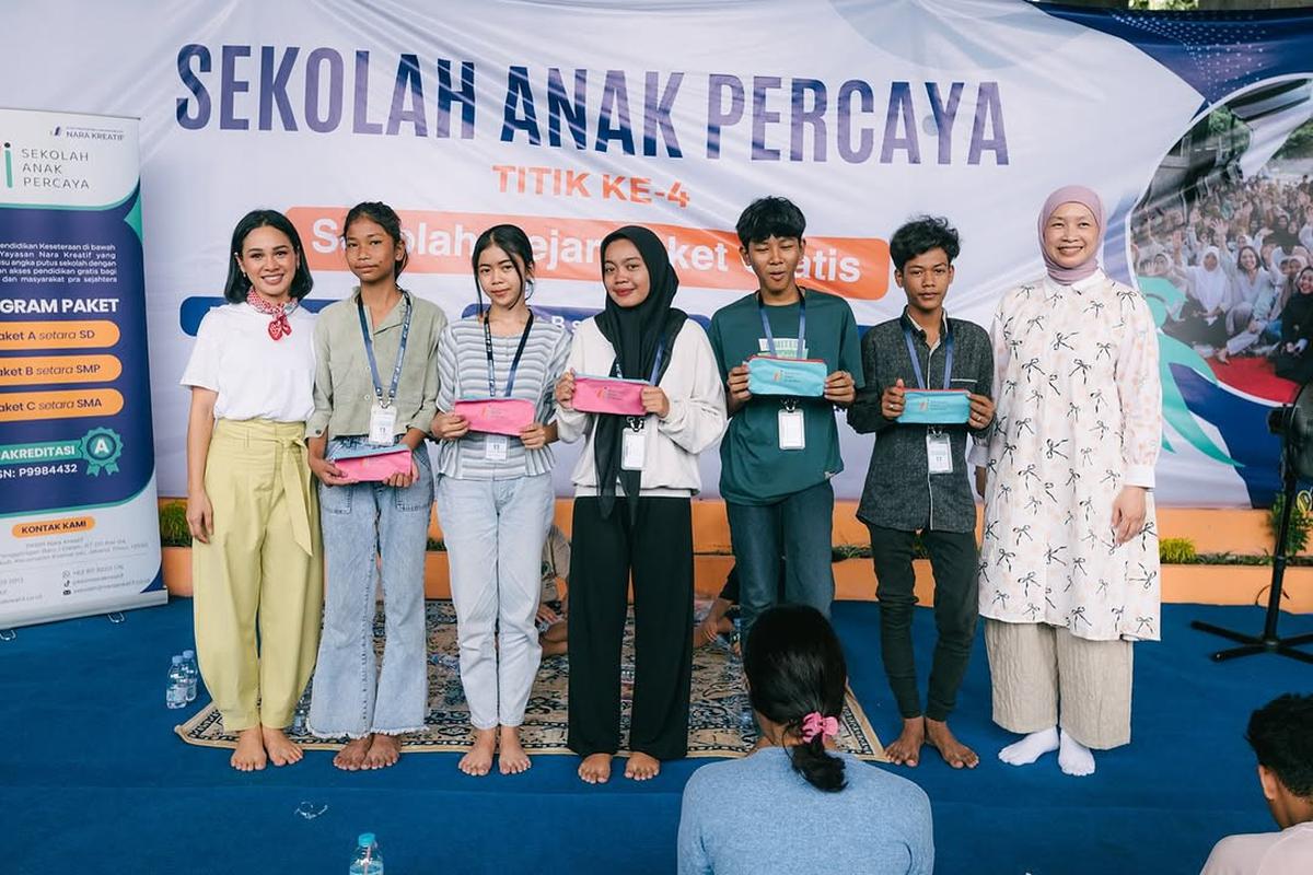 Andien Aisyah Kembali Dirikan 'Sekolah Anak Percaya' di Kampung Pemulung, Merasa Haru dan Bangga