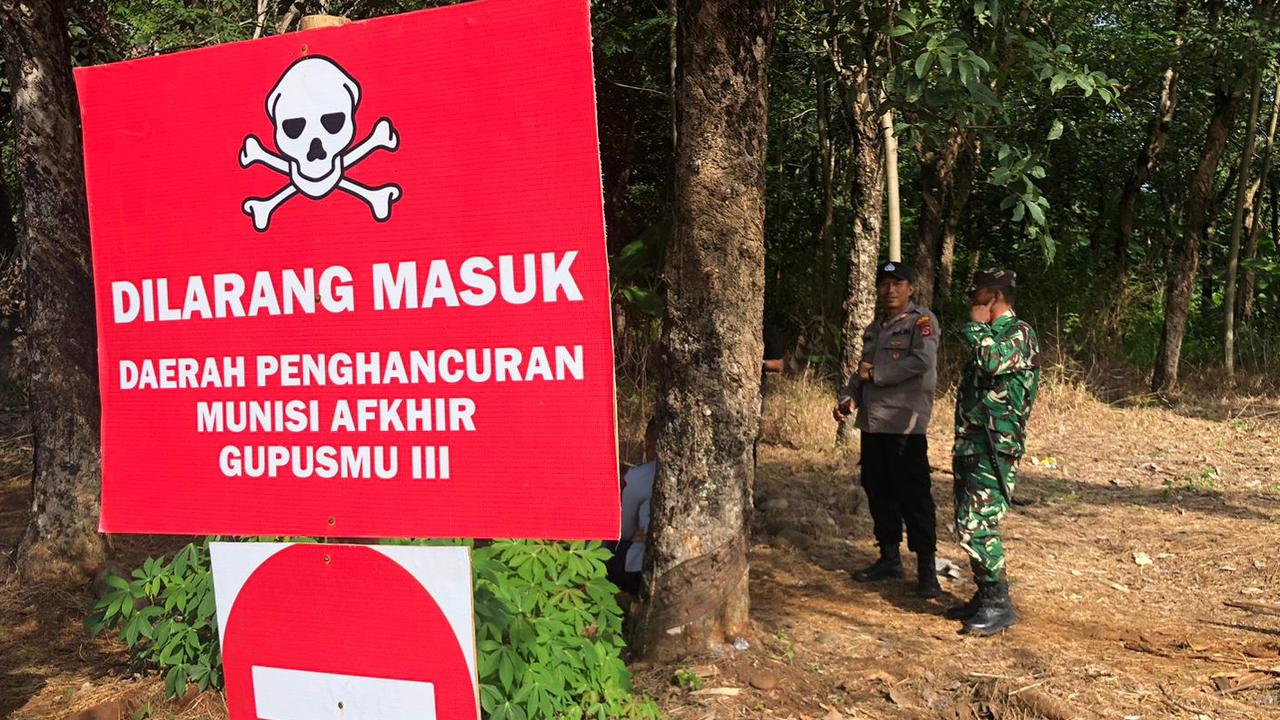 Profil Area Peledakan Amunisi TNI di Garut, Ada Papan peringatan Bergambar Tengkorak