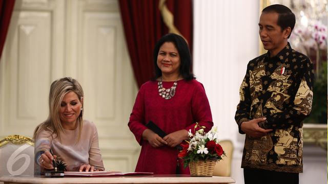 20160901-Jokowi Terima Kunjungan Ratu Maxima di Istana-Jakarta