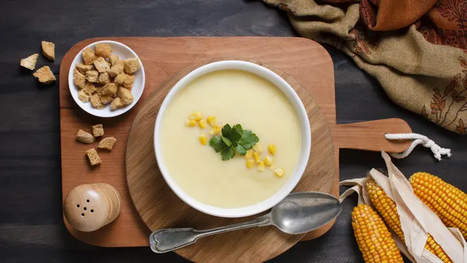 Sup Jagung Rempah Memberikan Rasa yang Nikmat