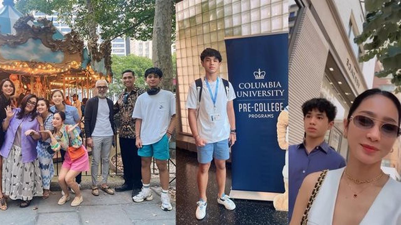 Intip Deretan Potret FOTO: Bunga Zainal Tampil Bak ABG Saat Antar Adik ke Summer Program di Columbia University