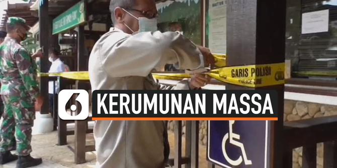 VIDEO: Melanggar Protokol Kesehatan Water Boom Cikarang Disegel