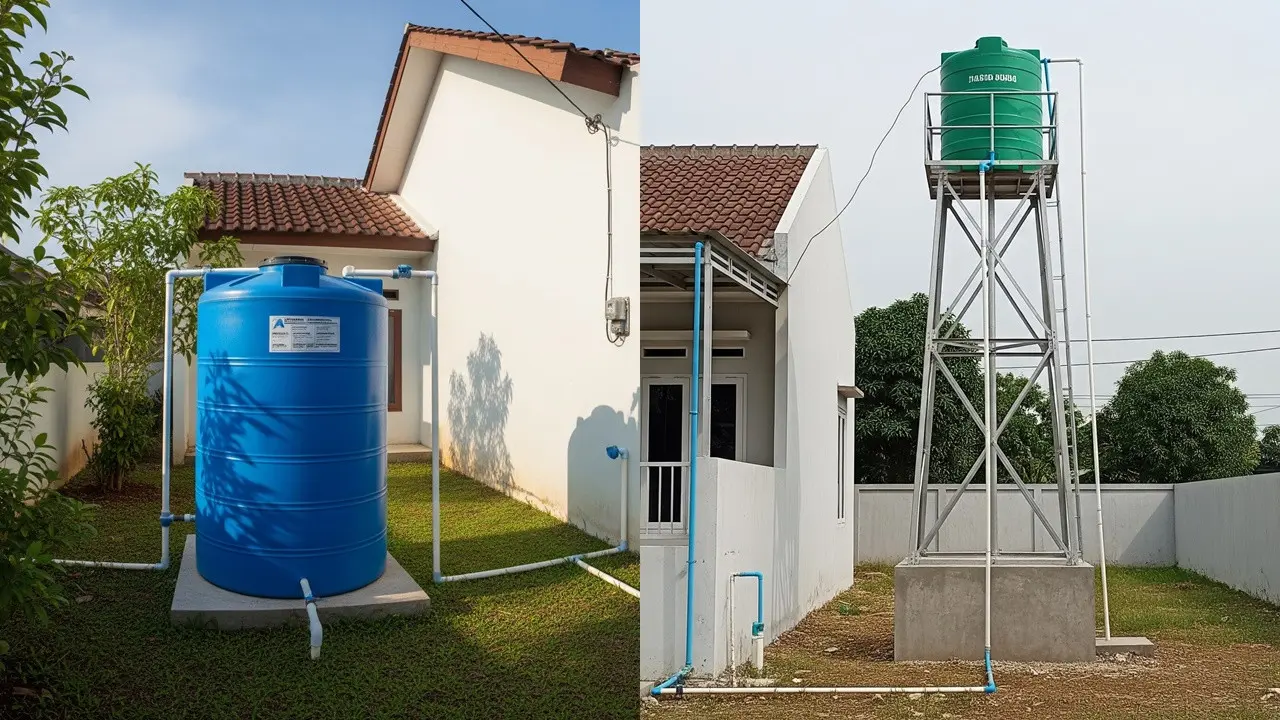 Perbedaan Tandon Bawah dan Tandon Atas