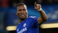 1. Didier Drogba - Striker Pantai Gading ini menjadi andalan Jose Mourinho saat menukangi Chelsea pada periode 2004-2007. Kerjasama keduanya membuahkan gelar liga Inggris musim 2004/05 dan 2014/15. (EPA/Facundo Arrizabalaga)