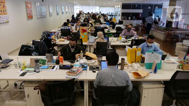 Aktivitas Perkantoran Pekan Kedua Masa PSBB Transisi