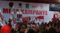 Kebetulan, suami Mega, almarhum Taufik Kiemas adalah orang Palembang. (Andi Muttya Keteng/Liputan6.com)