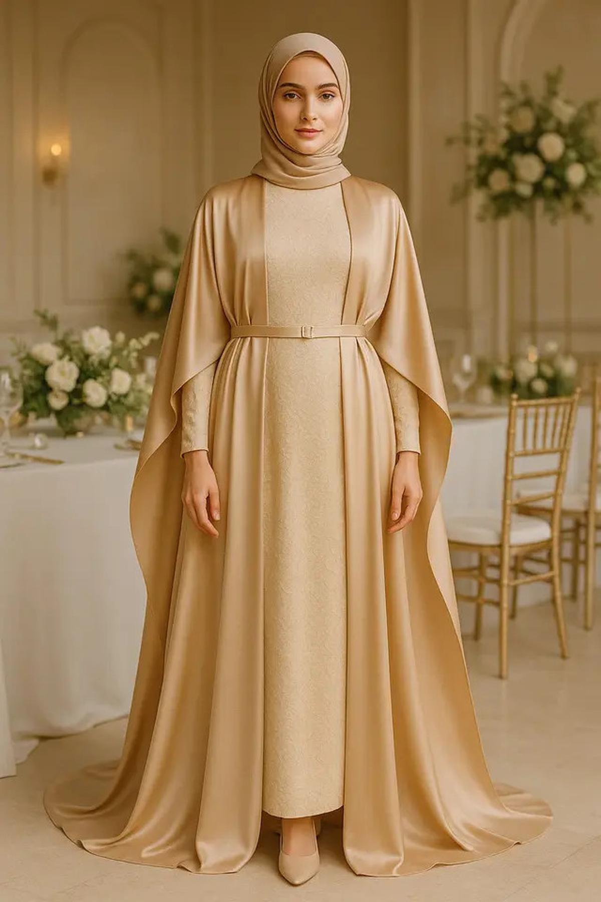 8 Model Long Dress Polos Kombinasi Outer Kimono Terbaru 2025, Tampil Elegan dan Modis