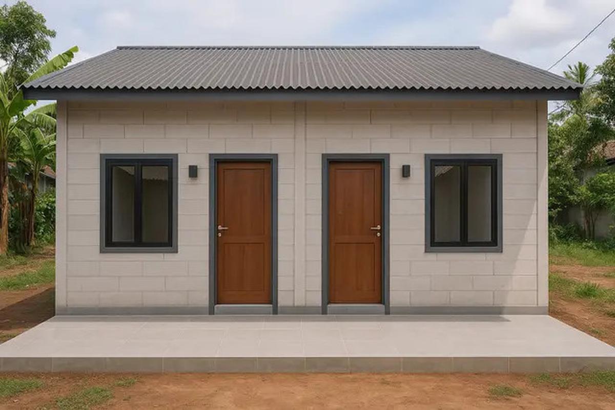 8 Model Rumah Kontrakan Sederhana 2 Pintu Minimalis, Cocok untuk Investasi Properti