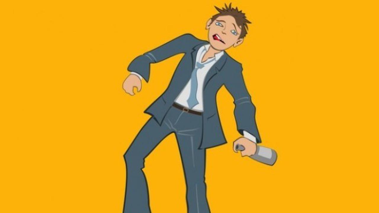 Ilustrasi Orang Mabuk