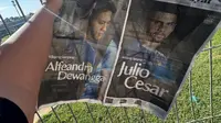 Alfeandra Dewangga dan Julio Cesar resmi diumumkan sebagai pemain baru&nbsp;Persib musim 2025/26. (Bola.com/Erwin Snaz)