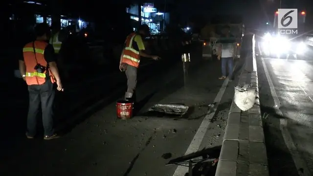 VIDEO: Jelang Idul Fitri, Perbaikan Jalur Mudik Dikebut