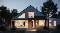 7 Desain Rumah Desa dengan Lampu Temaram Estetik, Ciptakan Suasana Hangat dan Nyaman