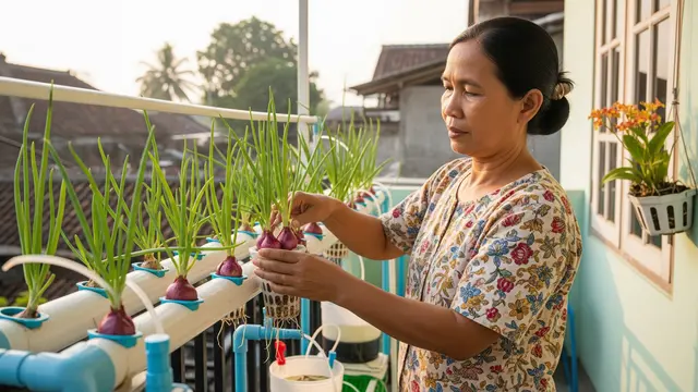 5 Cara Menanam Bawang Merah Metode Hidroponik untuk Pemula di Lahan Sempit