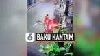 REBUTAN MOTOR, KAWANAN PENCURI BAKU HANTAM DI JALAN