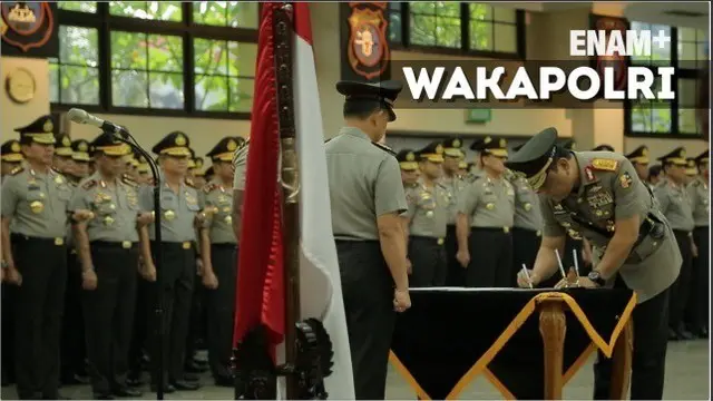 ENAM PLUS: Komjen Polisi Syafruddin Resmi Jadi Wakapolri