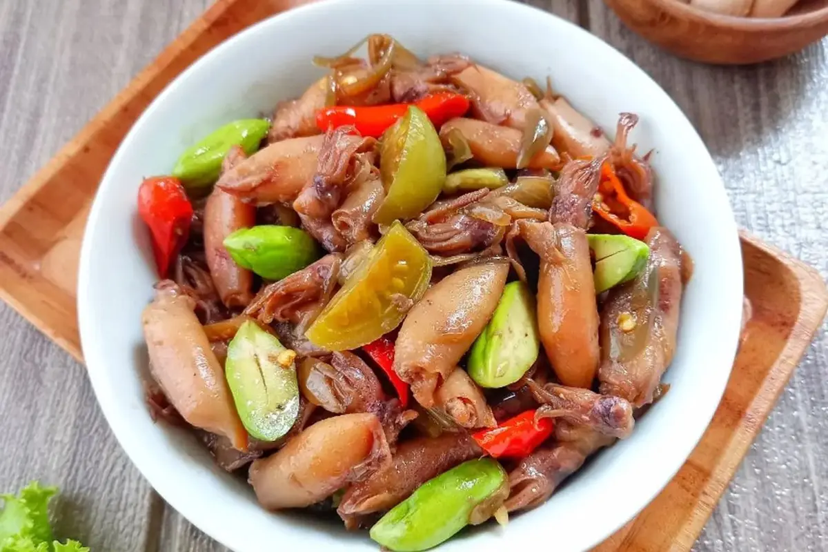 Resep Praktis Tumis Cumi Asin Pete