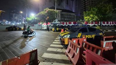 Penutupan Jalan Abdul Muis Imbas Kebakaran Gedung Bapenda DKI Jakarta