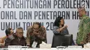 Ketua KPU RI, Arief Budiman (kiri) saat rapat Rekapitulasi Hasil Penghitungan Perolehan Suara Tingkat Nasional dan Penetapan Hasil Pemilu Tahun 2019, Jakarta, Jumat (10/5/2019). Rencananya hari ini, rapat menetapkan hasil penghitungan di Bali dan Bangka Belitung. (Liputan6.com/Helmi Fithriansyah)