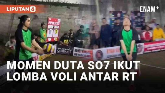 VIDEO: Momen Duta Sheila On 7 Ikut Lomba Voli antar RT di Sleman