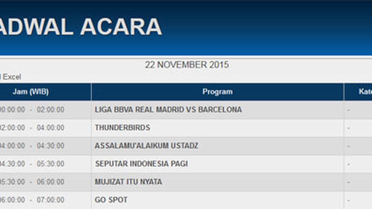 Jadwal RCTI