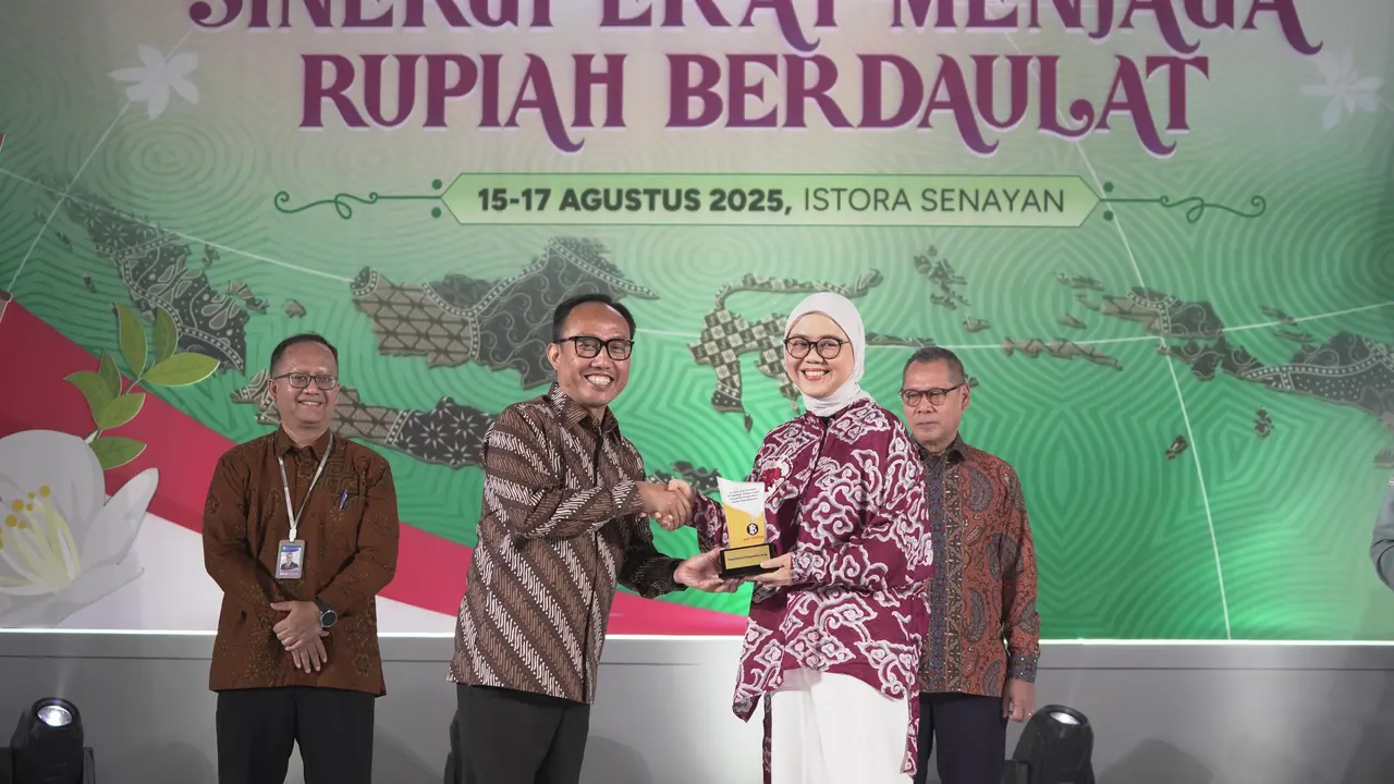 Dorong Perluasan Akses Rupiah ke Seluruh Indonesia, Pegadaian Raih Apresiasi Bank Indonesia