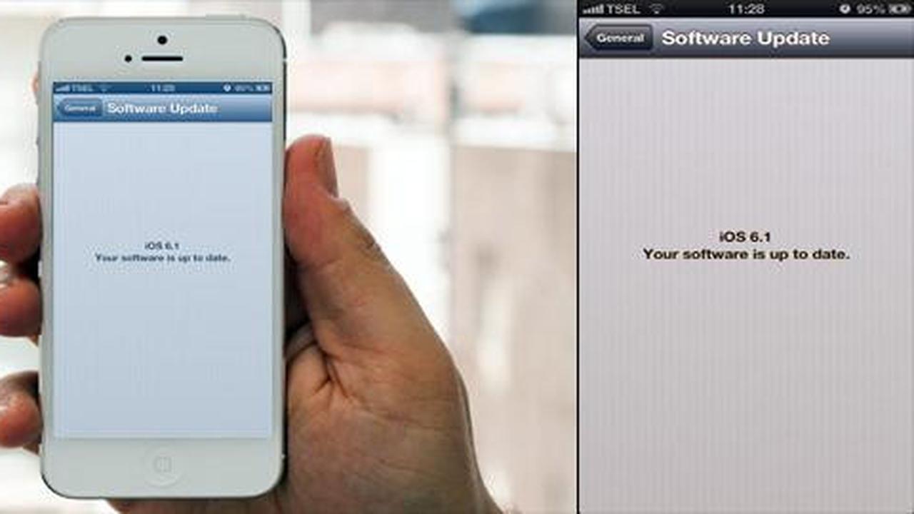 Apple iOS 6.1 siap diunduh sekarang